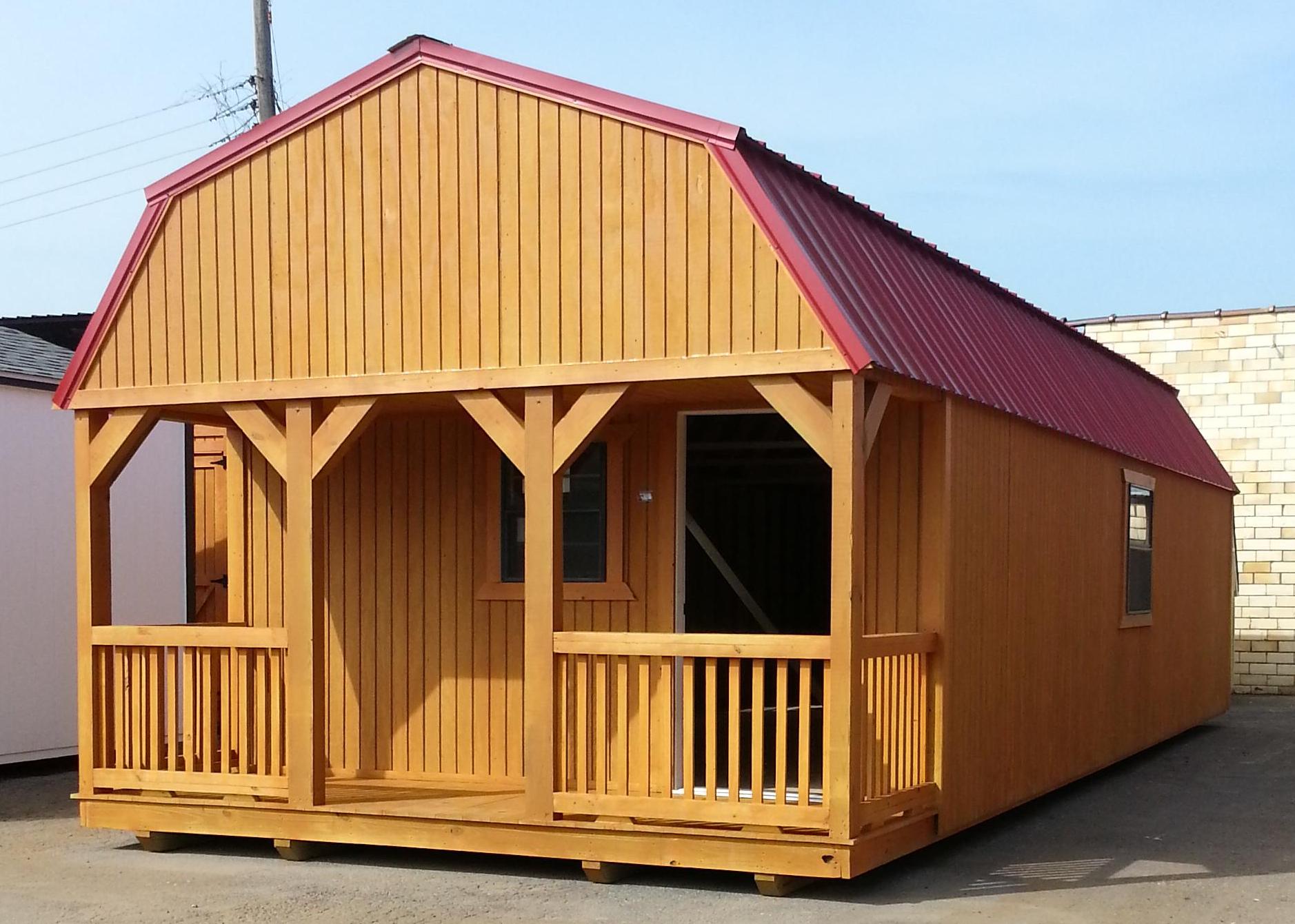 Lofted Barn Cabin Davis Portable Buildings Arkansas